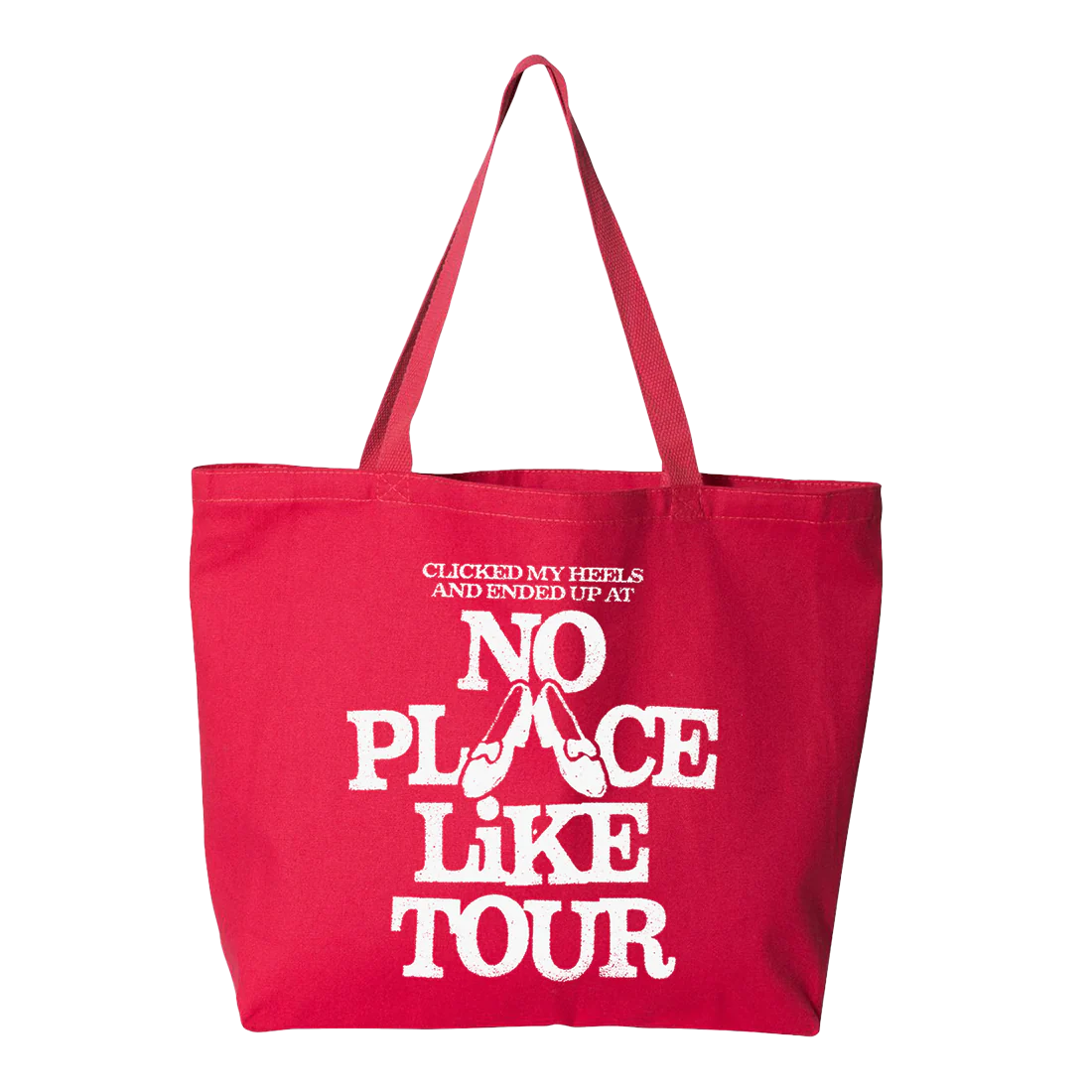 No Place Like Tour Red Tote